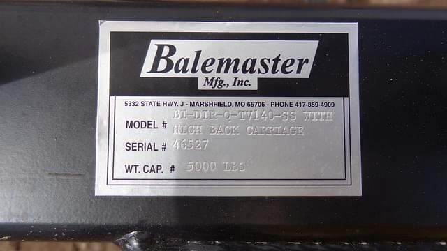 Image of Balemaster BI-DIR-Q TV140 equipment image 4