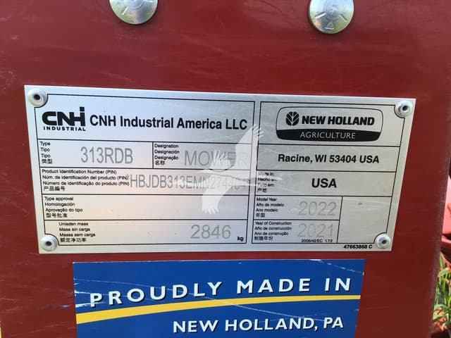 Image of New Holland 313 Plus equipment image 2