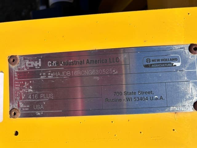 Image of New Holland 416 Plus equipment image 1
