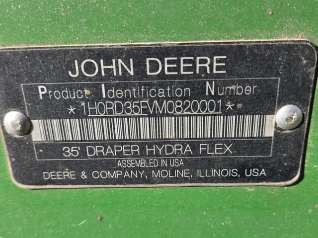 Image of John Deere RD35F equipment image 4