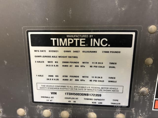 Image of Timpte Super Hopper equipment image 3