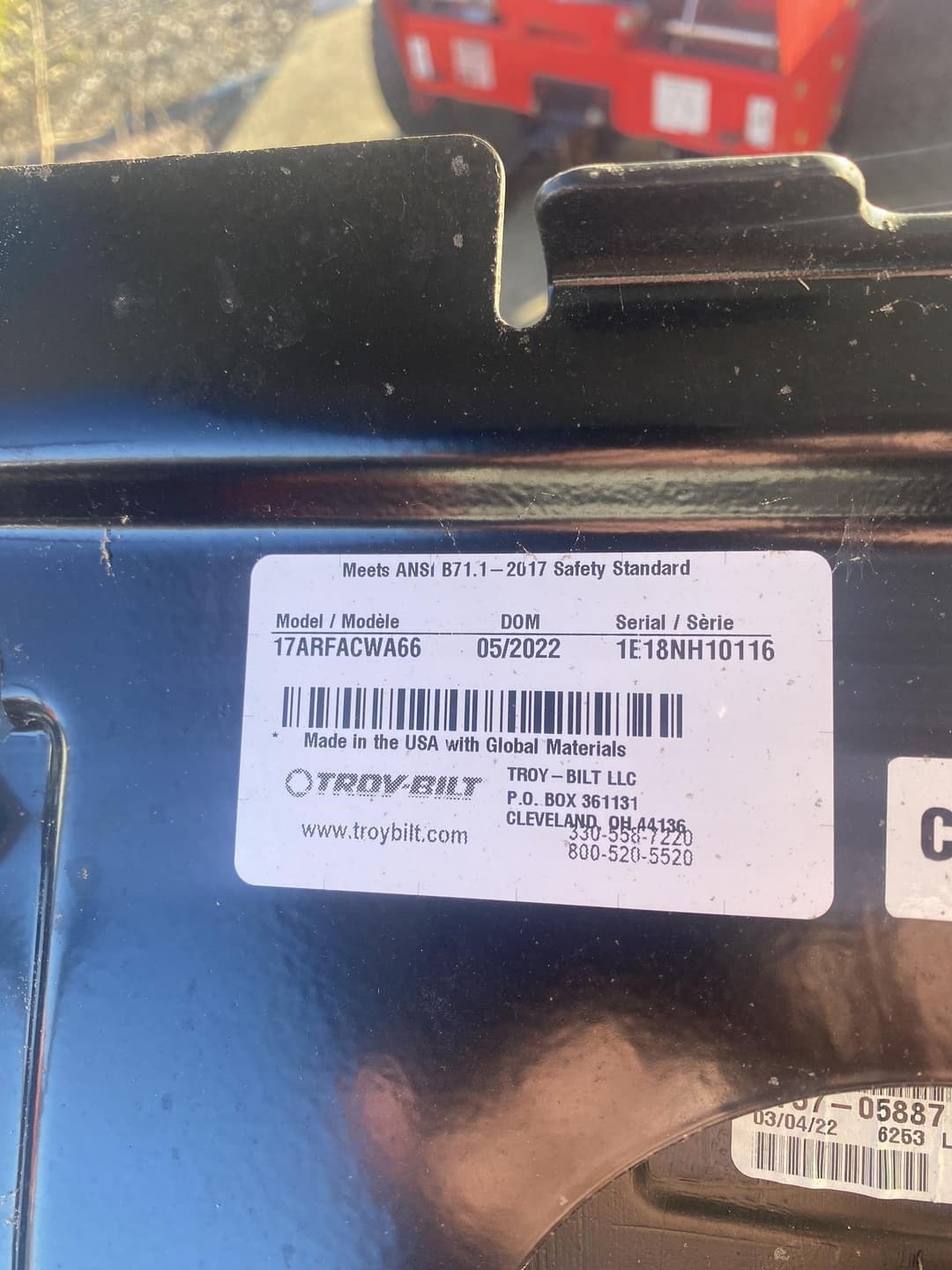 Image of Troy Bilt Mustang Z54 Image 1