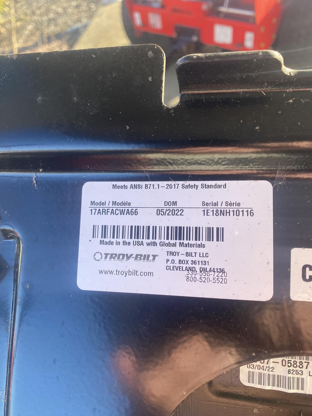 Image of Troy Bilt Mustang Z54 Image 1