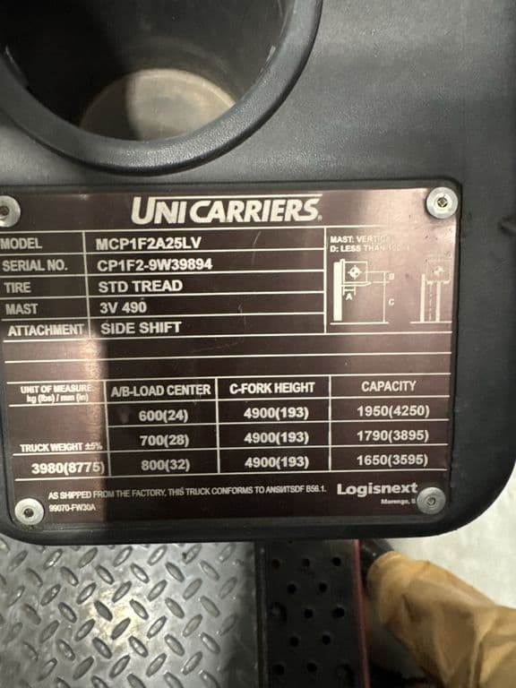 Image of Unicarriers CF50 Image 1