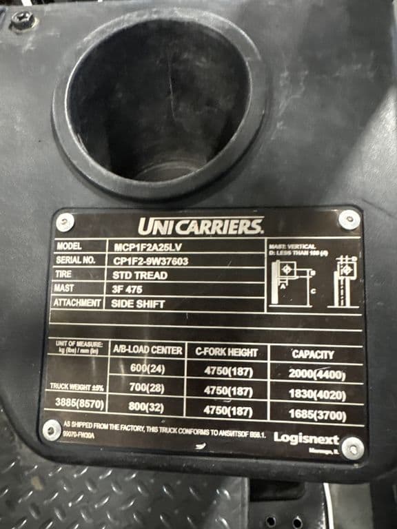 Image of Unicarriers CF50 Image 1
