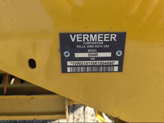 Image of Vermeer 504R Premium equipment image 2