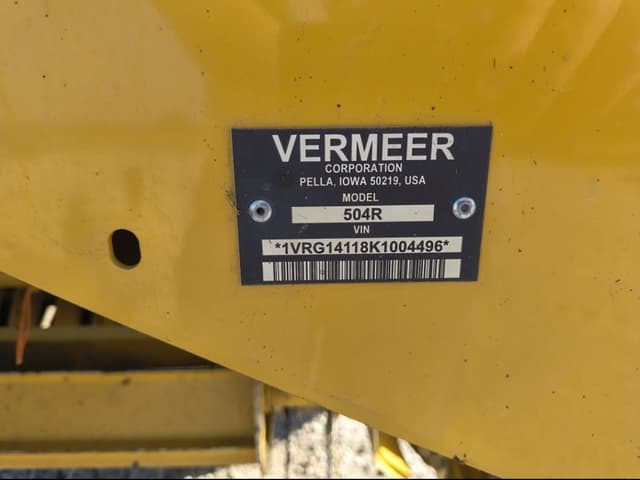 Image of Vermeer 504R Premium equipment image 2