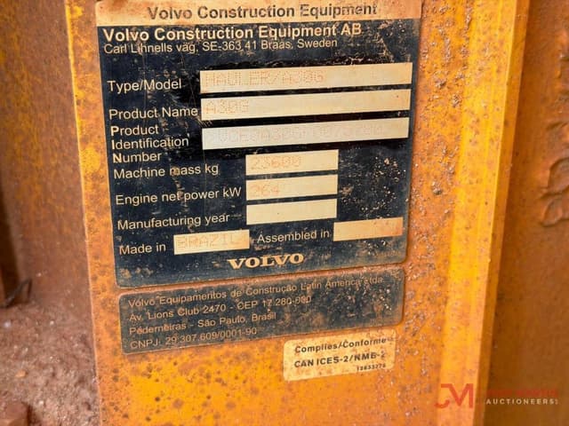 Image of Volvo A30G equipment image 4
