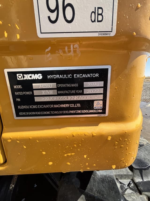 Image of XCMG XE55U equipment image 1