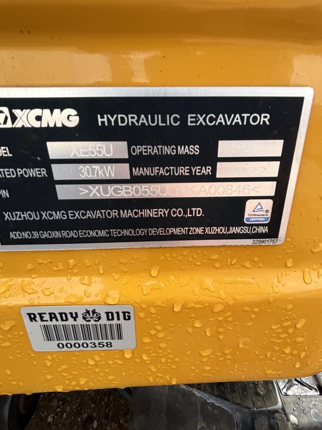 Image of XCMG XE55U equipment image 1