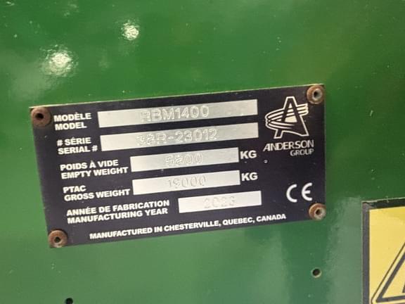 Image of Anderson RBM1400 equipment image 1