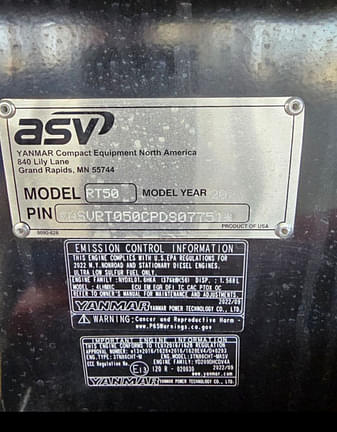 Image of ASV RT-50 equipment image 1