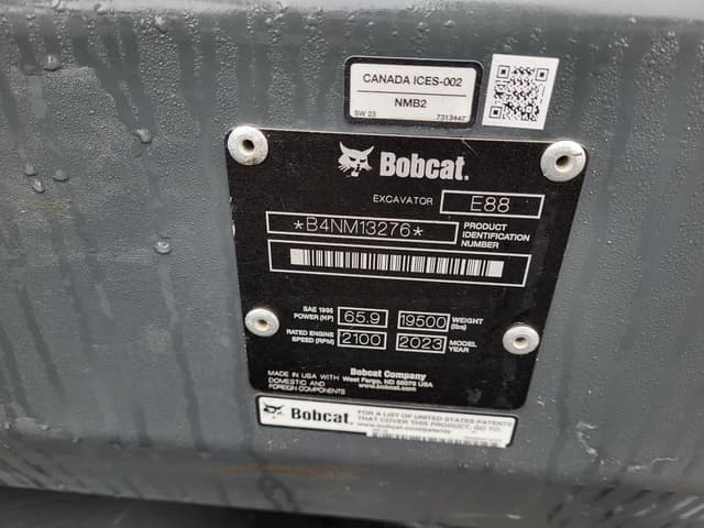 Image of Bobcat E88 equipment image 3