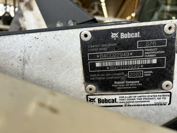 Image of Bobcat S76 equipment image 4