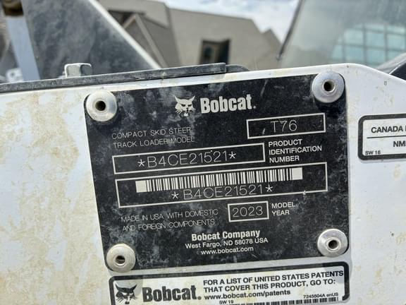 Image of Bobcat T76 equipment image 3