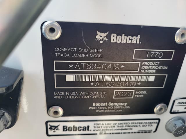 Image of Bobcat T770 equipment image 3