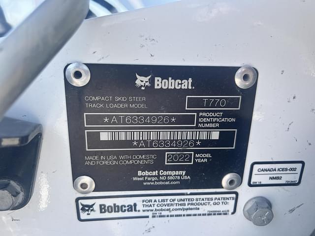 Image of Bobcat T770 equipment image 4