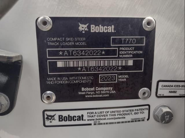 Image of Bobcat T770 equipment image 4