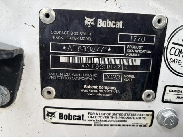 Image of Bobcat T770 equipment image 1