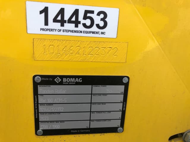 Image of Bomag BW100ADM-5 equipment image 4