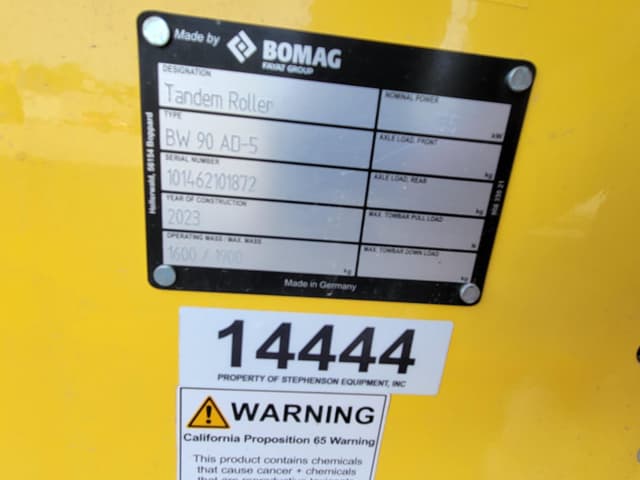 Image of Bomag BW90AD-5 equipment image 4