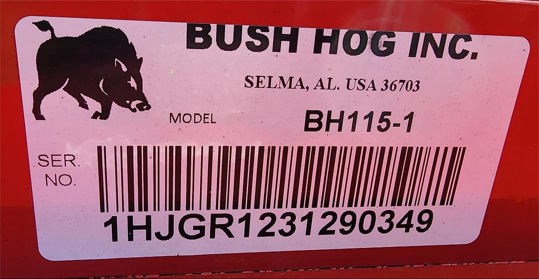 Image of Bush Hog BH115 Image 1