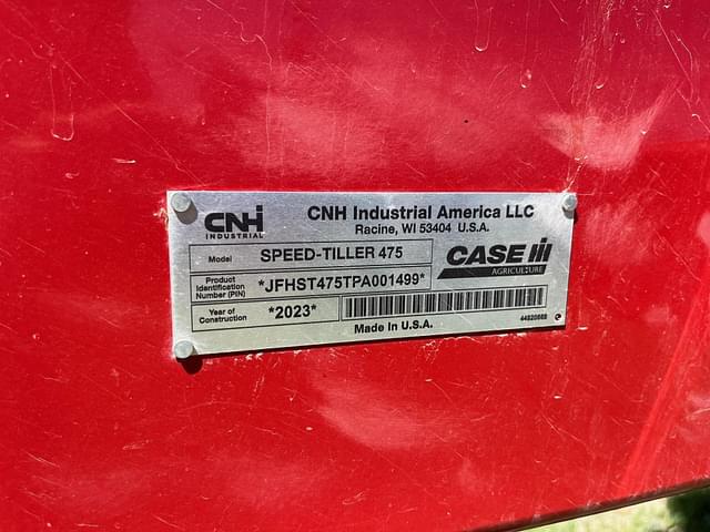 Image of Case IH 475 Speed Tiller equipment image 1