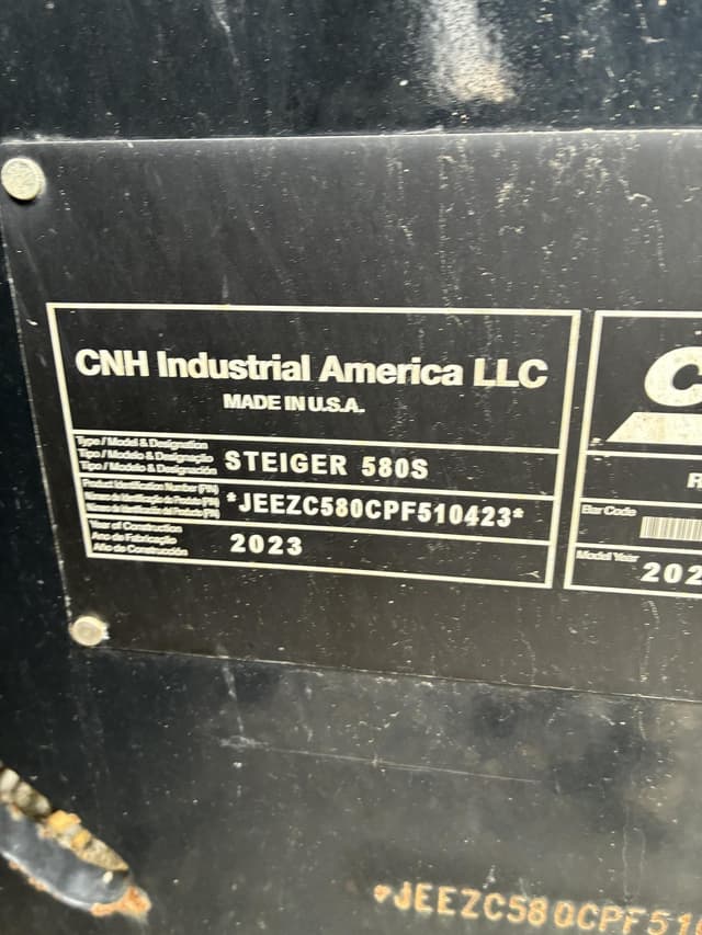 Image of Case IH Steiger 580 equipment image 3