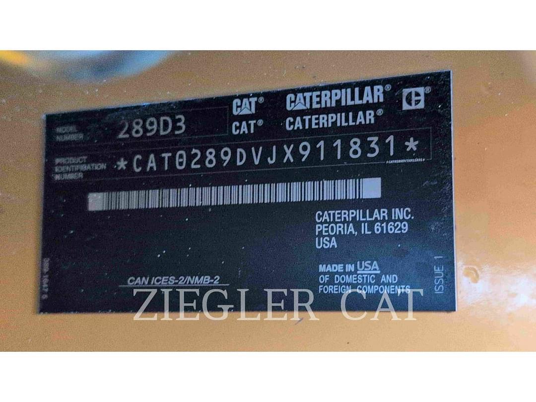 Image of Caterpillar 289D3 Primary image
