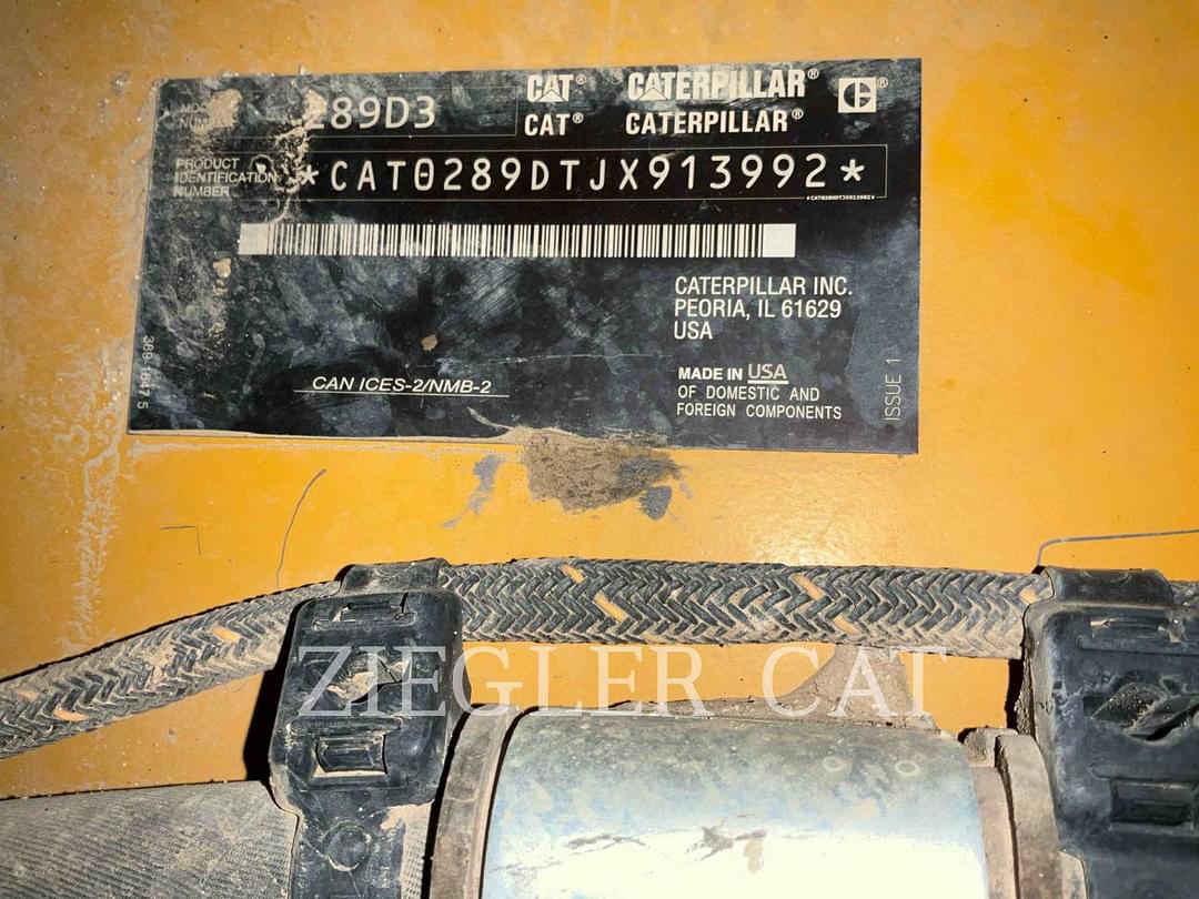 Image of Caterpillar 289D3 Primary image