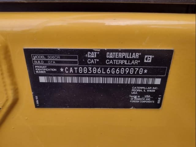 Image of Caterpillar 306CR equipment image 4