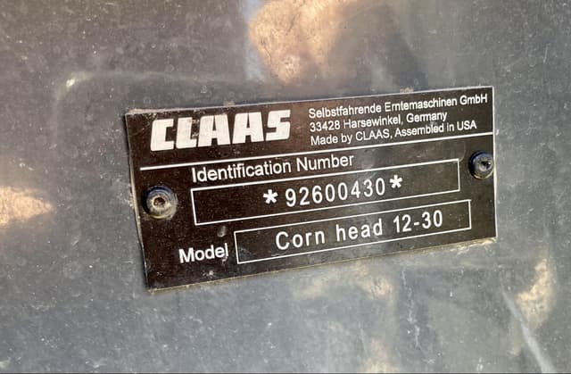 Image of CLAAS 12-30 equipment image 1