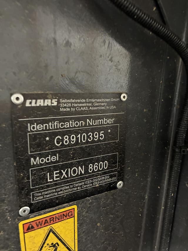 Image of CLAAS Lexion 8600TT equipment image 1
