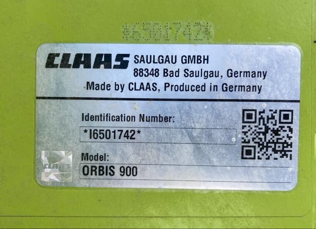 Image of CLAAS Orbis 900 equipment image 3