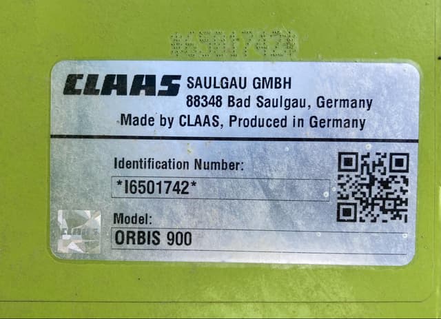 Image of CLAAS Orbis 900 equipment image 3