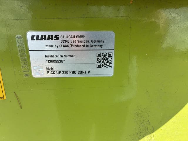 Image of CLAAS PU380 Pro equipment image 1