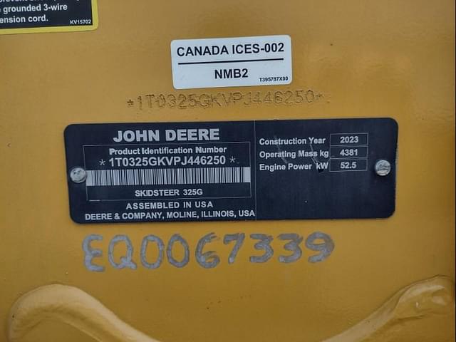 Image of John Deere 325G equipment image 4