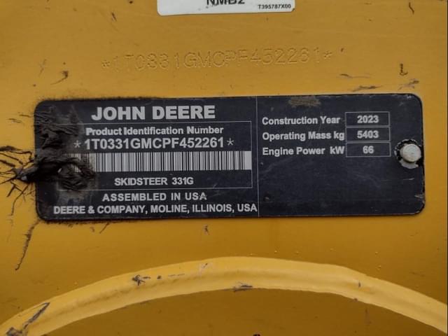 Image of John Deere 331G equipment image 4