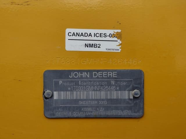 Image of John Deere 331G equipment image 4