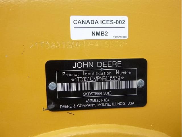 Image of John Deere 331G equipment image 4