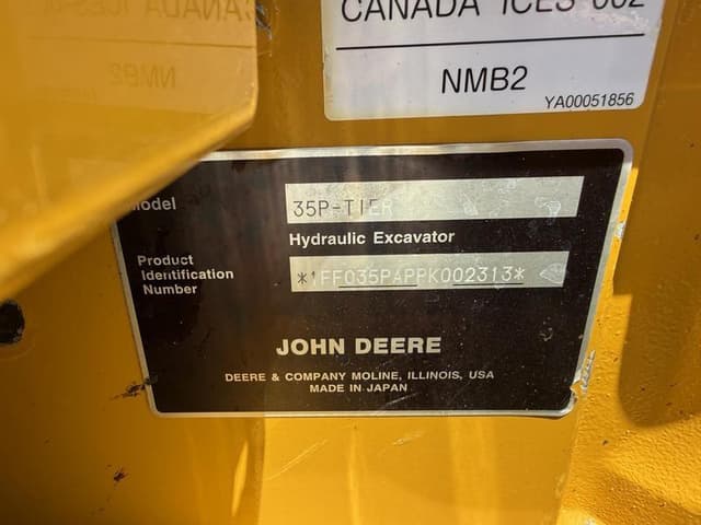 Image of John Deere 35P equipment image 4
