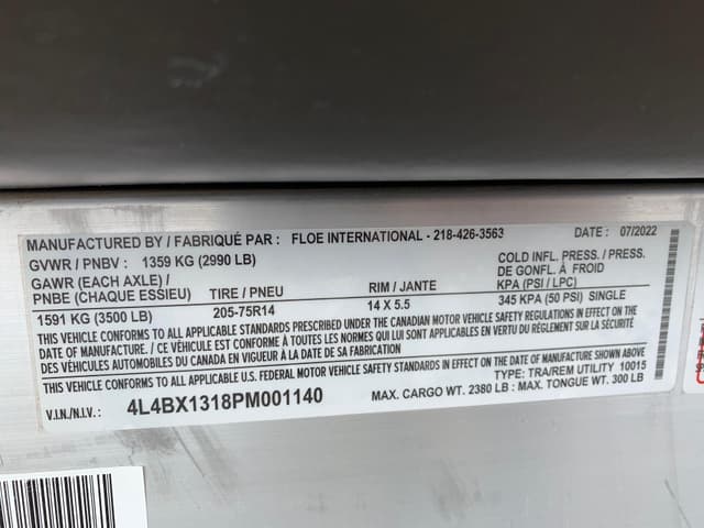 Image of Floe Cargo Max XRT 13-73 equipment image 4