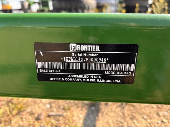 Image of Frontier AB14G equipment image 4