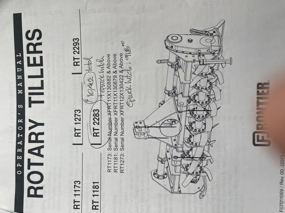 Image of Frontier RT2283 equipment image 3