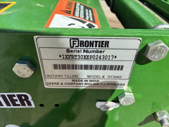 Image of Frontier RT3062 equipment image 1