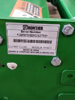 Image of Frontier RT3073 equipment image 4