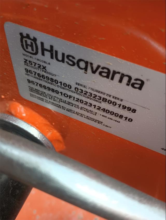 Image of Husqvarna Z572X equipment image 4