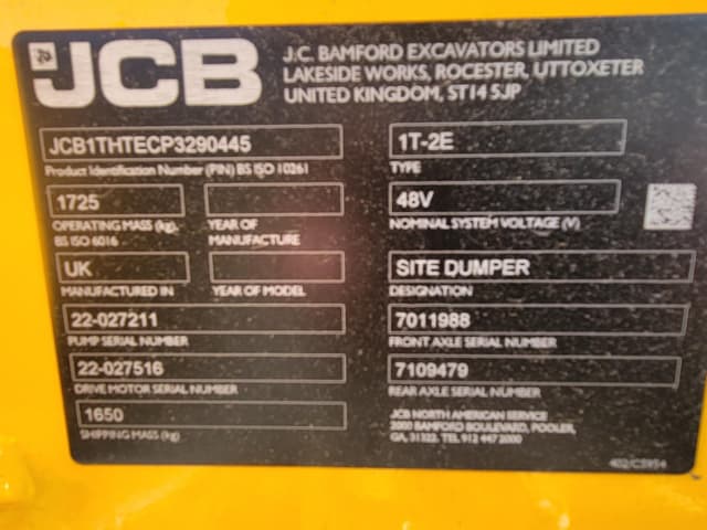 Image of JCB 1T-2E equipment image 4