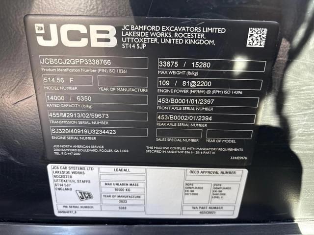 Image of JCB 514-56 equipment image 4