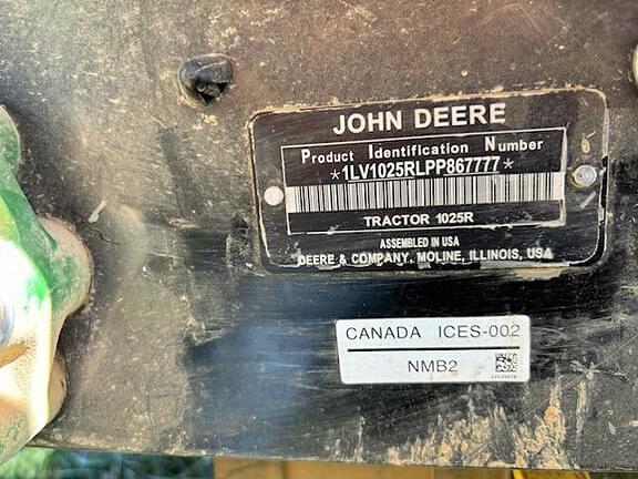 Image of John Deere 1025R equipment image 4